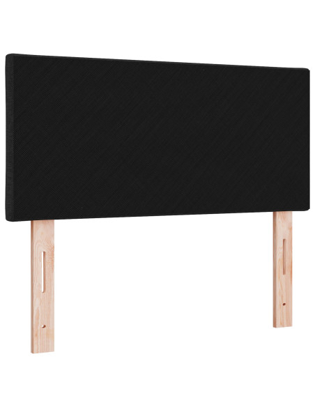 Testiera  Design Blocchi di Diamante Nera 100 cm in Tessuto