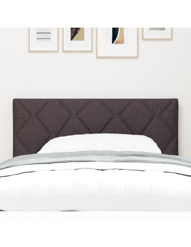 Testiera con testiera Marrone Scuro 100 cm Pelle Sintetica