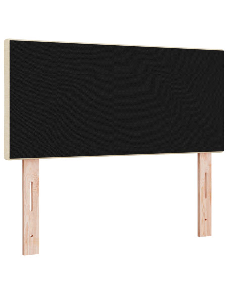 Testata letto design blocchi di diamante panna 100 cm in tessuto