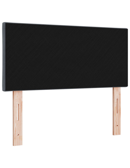 Testiera con testiera Grigio scuro 100 cm Velluto