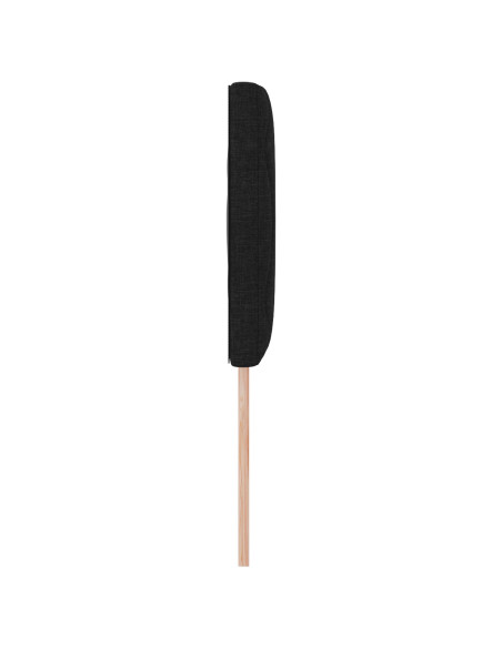 Testata  Design a Blocchi di Diamante Nero 140 cm Tessuto