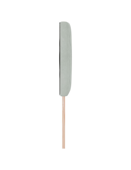 Testiera  Design a Blocchi Diamante Grigio Chiaro 160 cm in Velluto