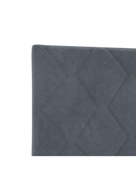 Struttura Letto  Grigio Scuro 120x200 cm Velluto