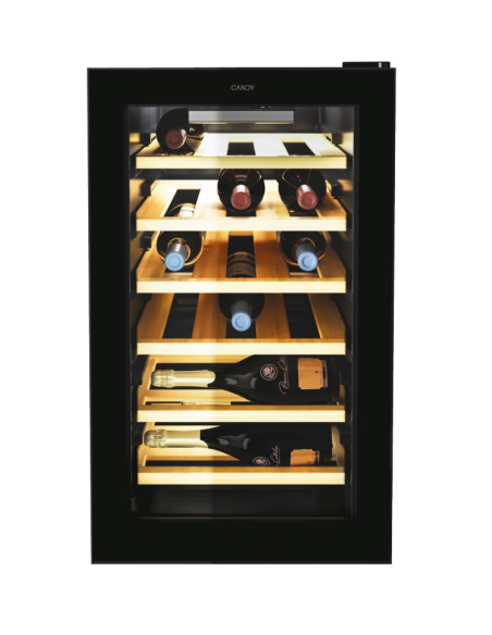 Candy CWCEL 210/NF Cantinetta termoelettrica Libera installazione Nero 21 bottiglia/bottiglie