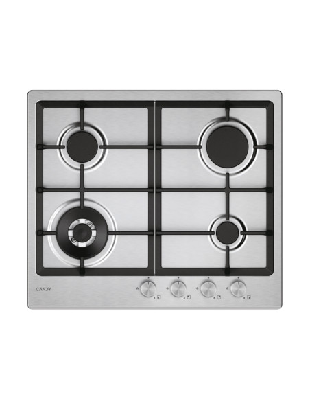 Candy Moderna CHG6BF4WTX Acciaio inox Da incasso 60 cm Gas 4 Fornello(i)