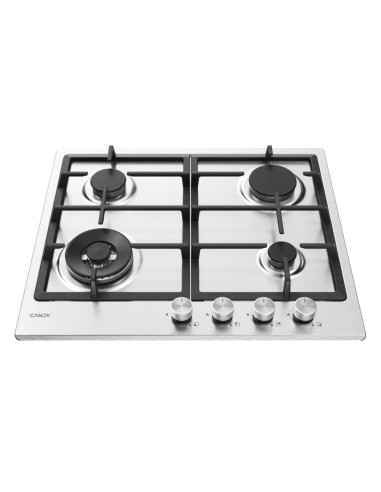 Candy Moderna CHG6BF4WTX Acciaio inox Da incasso 60 cm Gas 4 Fornello(i)