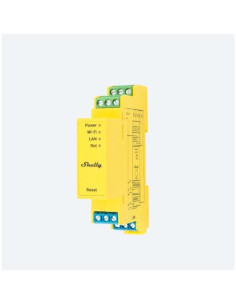 SHELLY PRO RGBWW PM - CONTROLLER SMART 5 CANALI (RGBWW) WI-FI+BT+LAN DIN RAIL