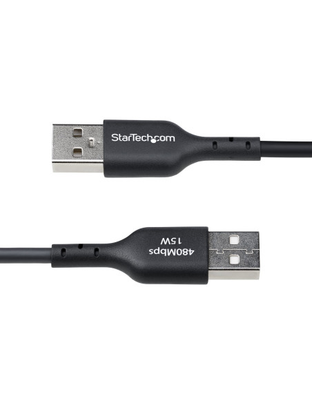StarTech.com Cavo di Ricarica USB-A a USB-C da 2m - Cavetto di Carica Rapida USB-A a Type-C da 3A, Cavo per Trasferimento Dati U