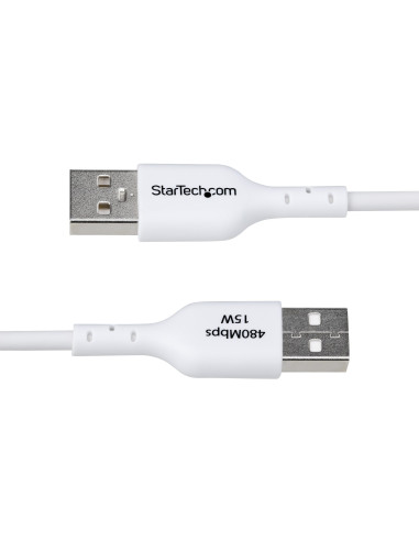 StarTech.com Cavo di ricarica da USB-A a USB-C da 1 m, carica e sincronizzazione, 3A, USB 2.0, rivestimento in TPE - Cavo di ric