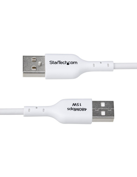 StarTech.com Cavo di ricarica da USB-A a USB-C da 1 m, carica e sincronizzazione, 3A, USB 2.0, rivestimento in TPE - Cavo di ric