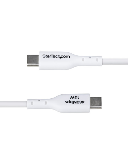 StarTech.com Cavo di ricarica da USB-A a USB-C da 1 m, carica e sincronizzazione, 3A, USB 2.0, rivestimento in TPE - Cavo di ric