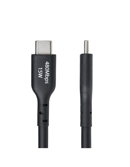 StarTech.com Cavo di Ricarica USB-A a USB-C da 4m - Cavetto di Carica Rapida USB-A a Type-C da 3A, Cavo per Trasferimento Dati U