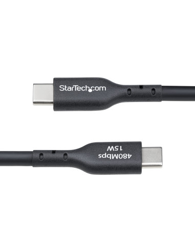StarTech.com Cavo di Ricarica USB-A a USB-C da 4m - Cavetto di Carica Rapida USB-A a Type-C da 3A, Cavo per Trasferimento Dati U