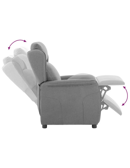 Mobili  Grigio chiaro Tessuto, Legno, Schiuma Media Rettangolare