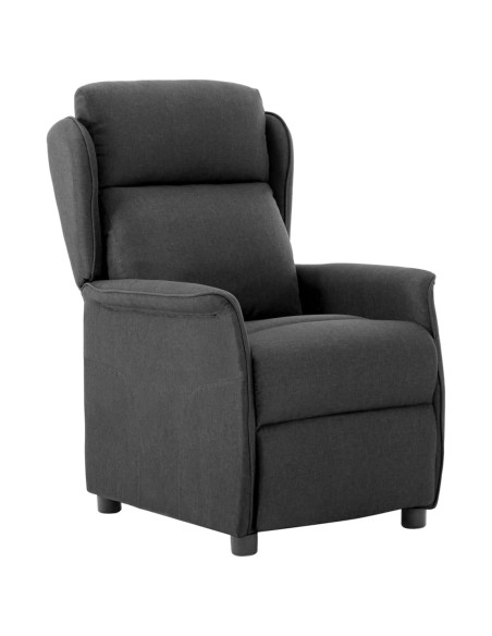 Mobili Grigio scuro Tessuto, schiuma, legno Standard Rettangolare
