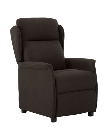 Poltrona Recliner  Marrone Scuro 67,5x93,5x101,5 cm Tessuto