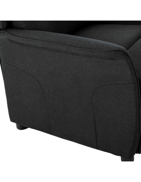 Mobili  Nero Poliestere Standard Rettangolare Moderno