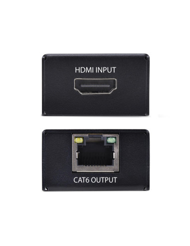StarTech.com 4K50IC-EXTEND-HDMI moltiplicatore AV Trasmettitore e ricevitore AV Nero