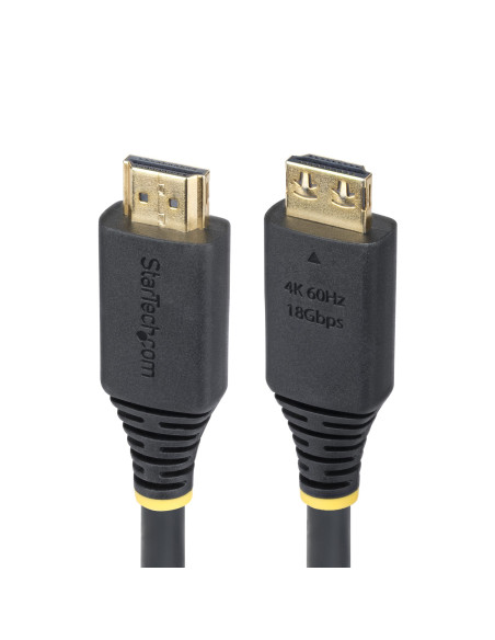 StarTech.com Cavo HDMI 2.0 ad Alta Velocità da 90cm con Connettori a Scatto, 4K 60Hz/1440p 144Hz, HDR10/HDCP 2.2/ARC, 18Gbps. C