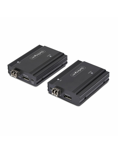 StarTech.com KVM Extender DisplayPort su fibra ottica, 4K 60Hz, kit di estensione, fino a 300m (multimodale) con moduli SFP+ pre