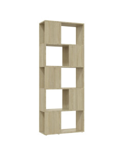 Libreria/Divisorio Rovere Sonoma 60x24x155 cm 2