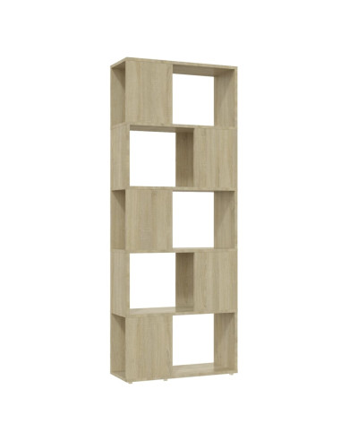 Libreria/Divisorio Rovere Sonoma 60x24x155 cm