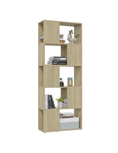 Libreria/Divisorio Rovere Sonoma 60x24x155 cm