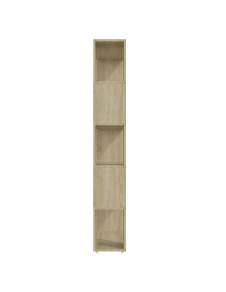 Libreria Divisorio Rovere Sonoma 80x24x155 cm in Truciolato