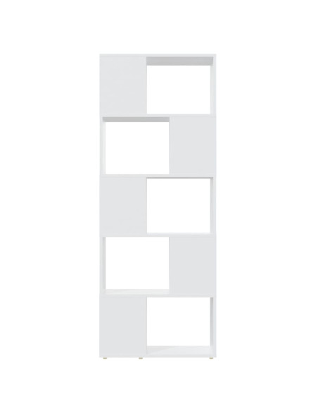 Libreria/Divisorio Bianco 60x24x155 cm in Truciolato