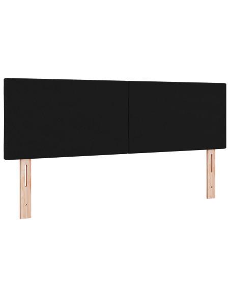 Testiera  Design a Blocchi di Diamante Nera 160 cm Tessuto