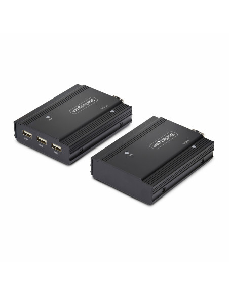 StarTech.com KVM Extender DisplayPort su fibra ottica, 4K 60Hz, kit di estensione, fino a 300m (multimodale) con moduli SFP+ pre