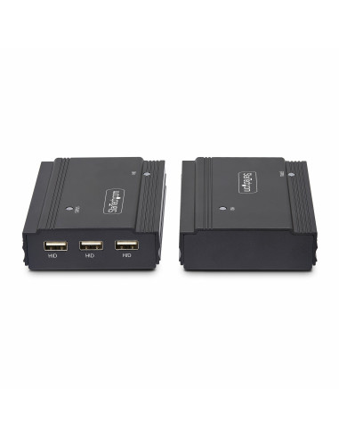 StarTech.com KVM Extender DisplayPort su fibra ottica, 4K 60Hz, kit di estensione, fino a 300m (multimodale) con moduli SFP+ pre