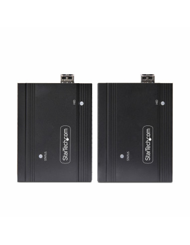 StarTech.com KVM Extender DisplayPort su fibra ottica, 4K 60Hz, kit di estensione, fino a 300m (multimodale) con moduli SFP+ pre