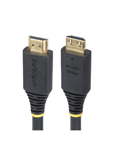 StarTech.com Cavo HDMI 2.0 ad Alta Velocità da 4,5m con Connettori a Scatto, 4K 60Hz/1440p 144Hz, HDR10/HDCP 2.2/ARC, 18Gbps. C