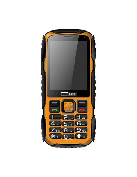 MaxCom MM920 7,11 cm (2.8") 140 g Nero, Giallo Telefono ultra resistente
