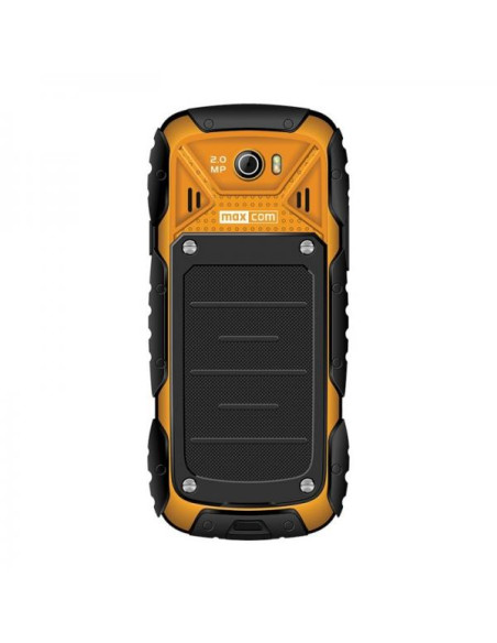 MaxCom MM920 7,11 cm (2.8") 140 g Nero, Giallo Telefono ultra resistente