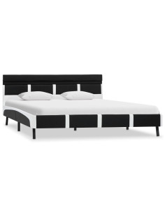 Giroletto con LED Nero in Similpelle 140x200 cm 2