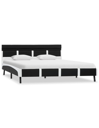 Giroletto con LED Nero in Similpelle 140x200 cm