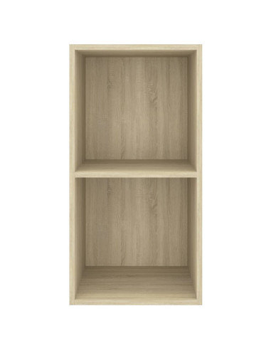 Mobile TV da Parete Rovere Sonoma 37x37x72 cm Legno Multistrato