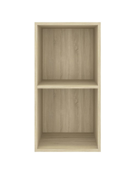 Mobile TV da Parete Rovere Sonoma 37x37x72 cm Legno Multistrato