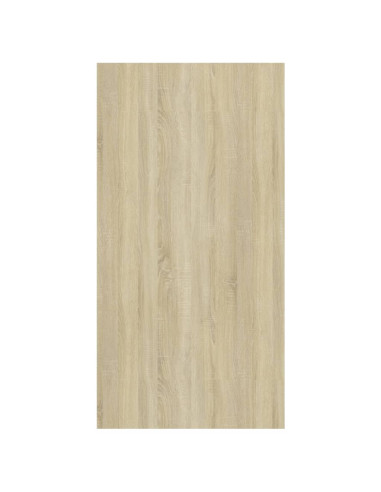 Mobile TV da Parete Rovere Sonoma 37x37x72 cm Legno Multistrato