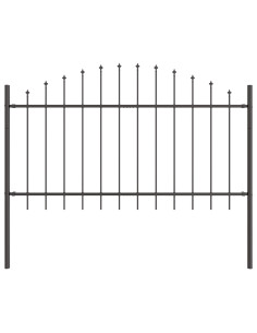 Recinzione per Giardino Grigio 170 x 140 cm
