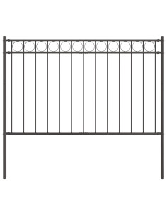 Elemento Recinzione Grigio 170 x 130 cm Acciaio