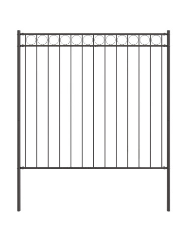 Elemento Recinzione Grigio 170 x 170 cm Acciaio