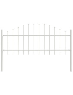 Recinzione per Giardino Bianco 170 x 140 cm