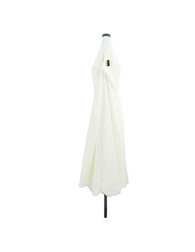 Ombrello da giardino Sabbiato e Antracite 395 x 395 x 245 cm