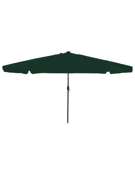 Parasol da Giardino  con Luci LED ø395x245 cm Verde