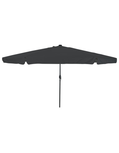 Ombrello da giardino Antracite 395 x 395 x 245 cm Poliestere