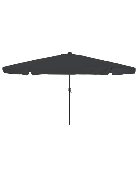Parasol da Giardino  con Luci a LED ø395x245 cm Antracite