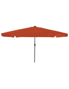 Ombrello da giardino Terracotta 395 x 395 x 245 cm Poliestere